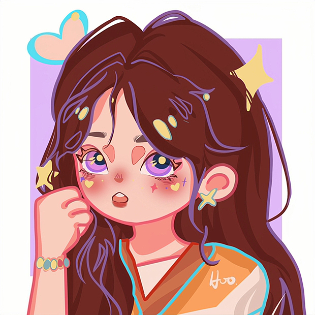 🌟星星女孩系列稿｜hoo画画（图ZMzI3ODU1MzUy） - 儿童插画 - 站酷设计师Z328719892原创素材 - 站酷ZCOOL