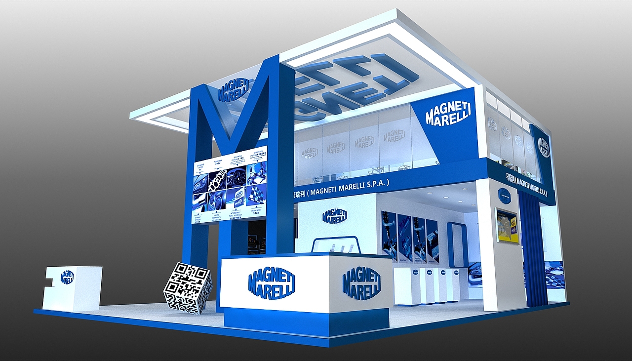 展台整体效果图