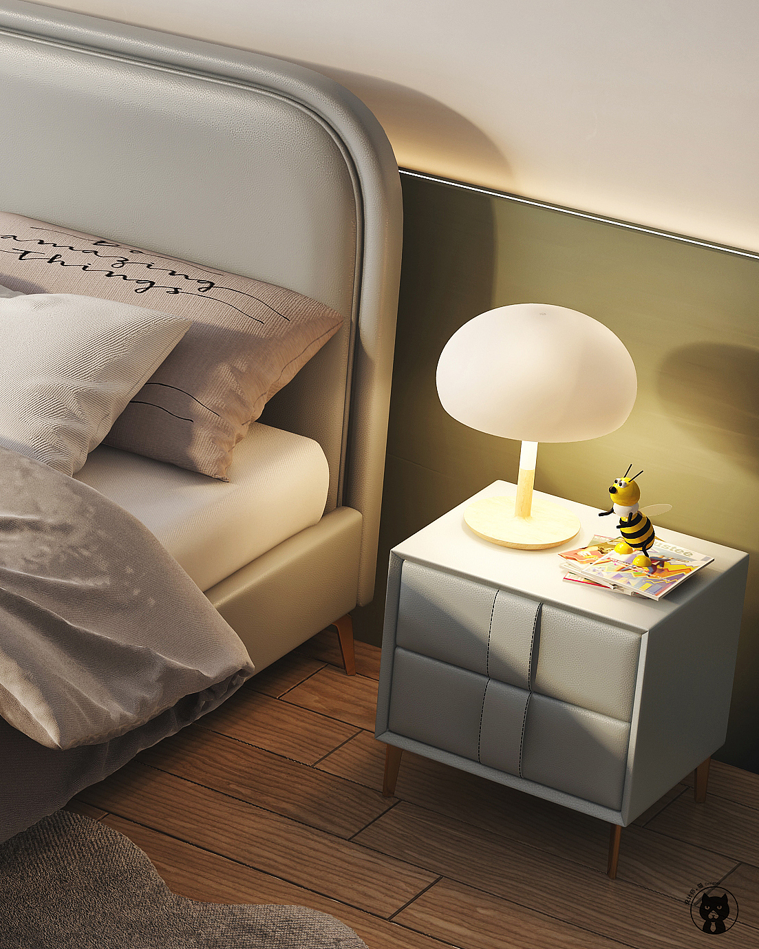 舒适和干净的儿童房（图ZMjcyOTk1NDg0） - 场景 - 站酷设计师领凡设计原创素材 - 站酷ZCOOL