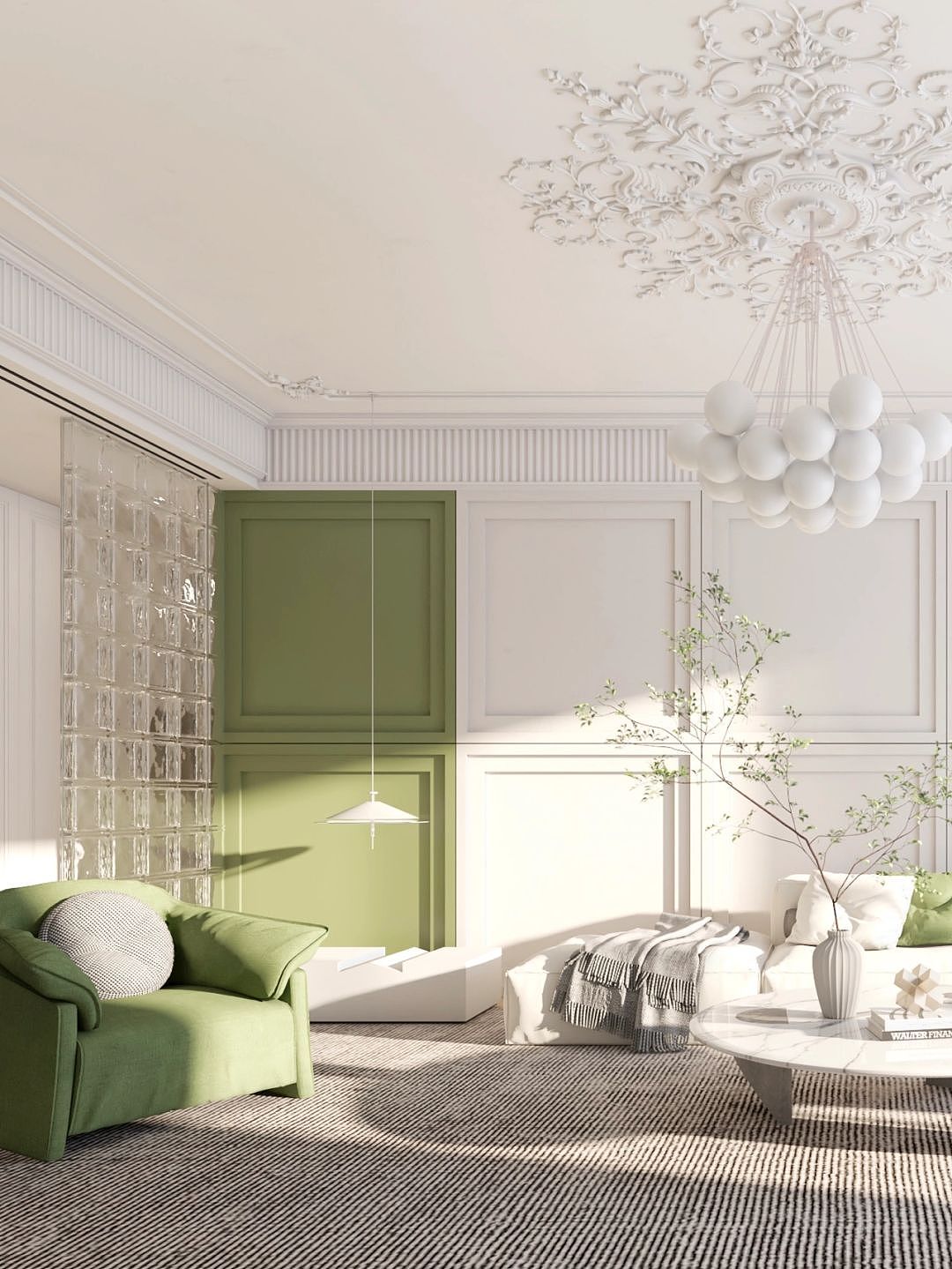 抵不住的牛油果绿 法式清新的家!