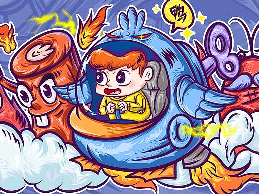 周黑鸭潮流插画-创作分享