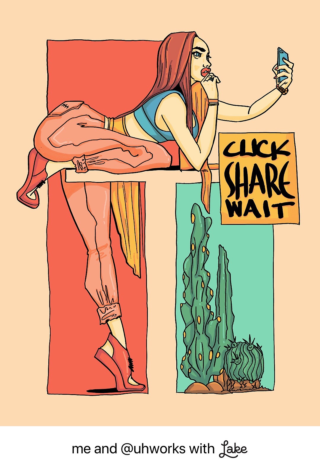 IPAD / 「Lake」涂色练习