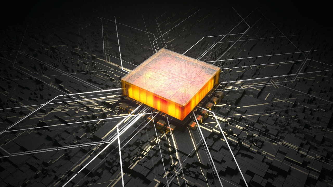 c4d自学系列,做的科技风海报|三维|机械/交通|binbin啊 - 原创作品