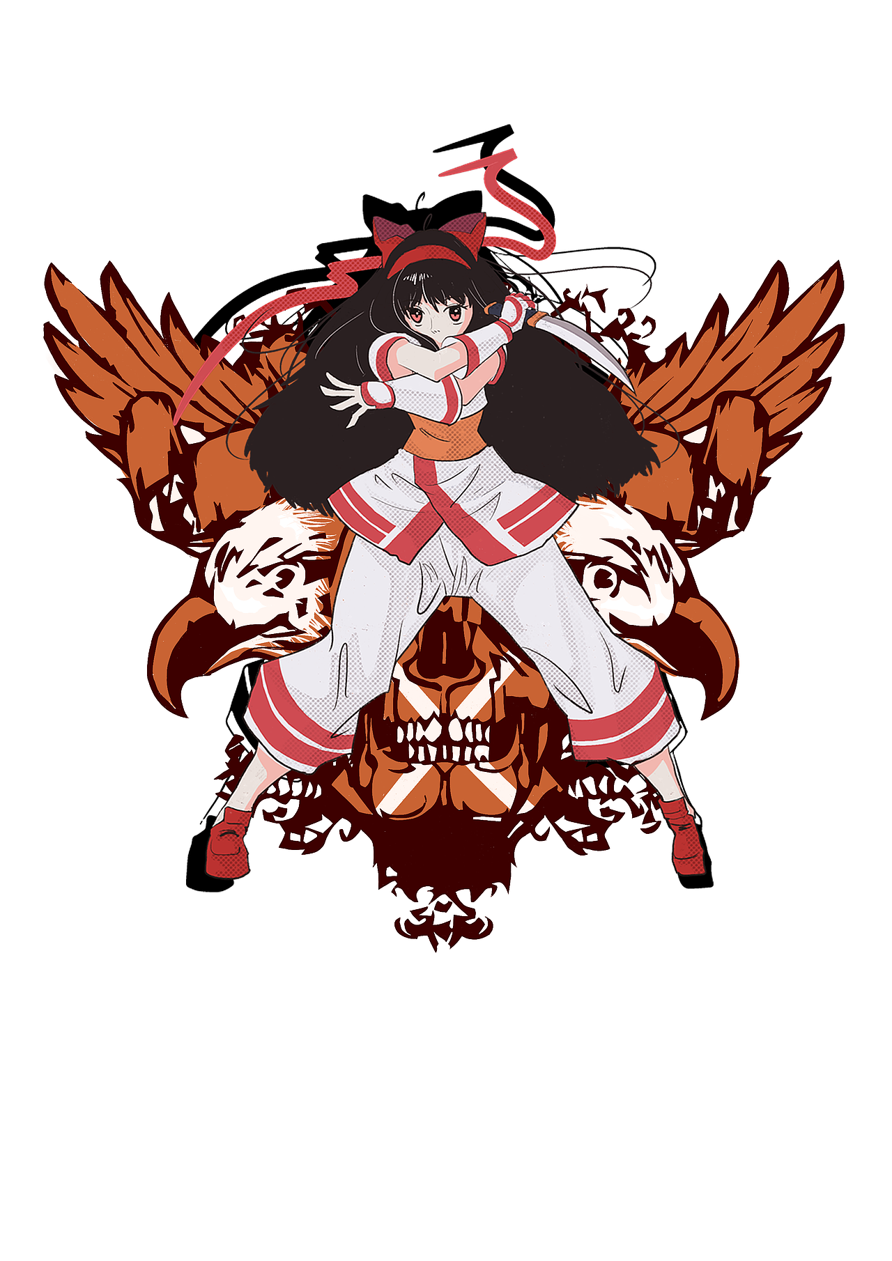 翱翔天际的，娜可露露—王者荣耀T恤图案设计