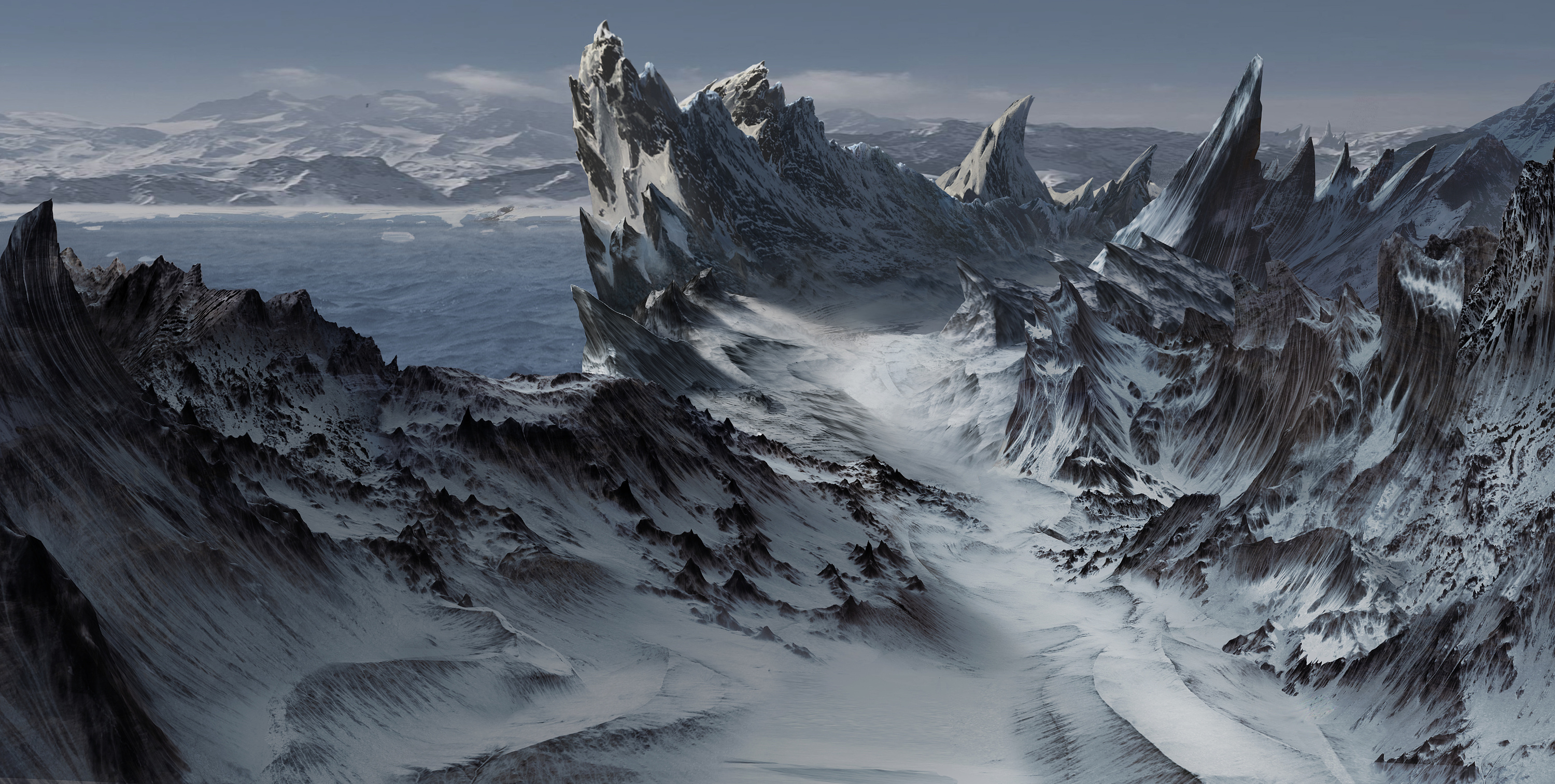 matte painting 数字绘景——异路