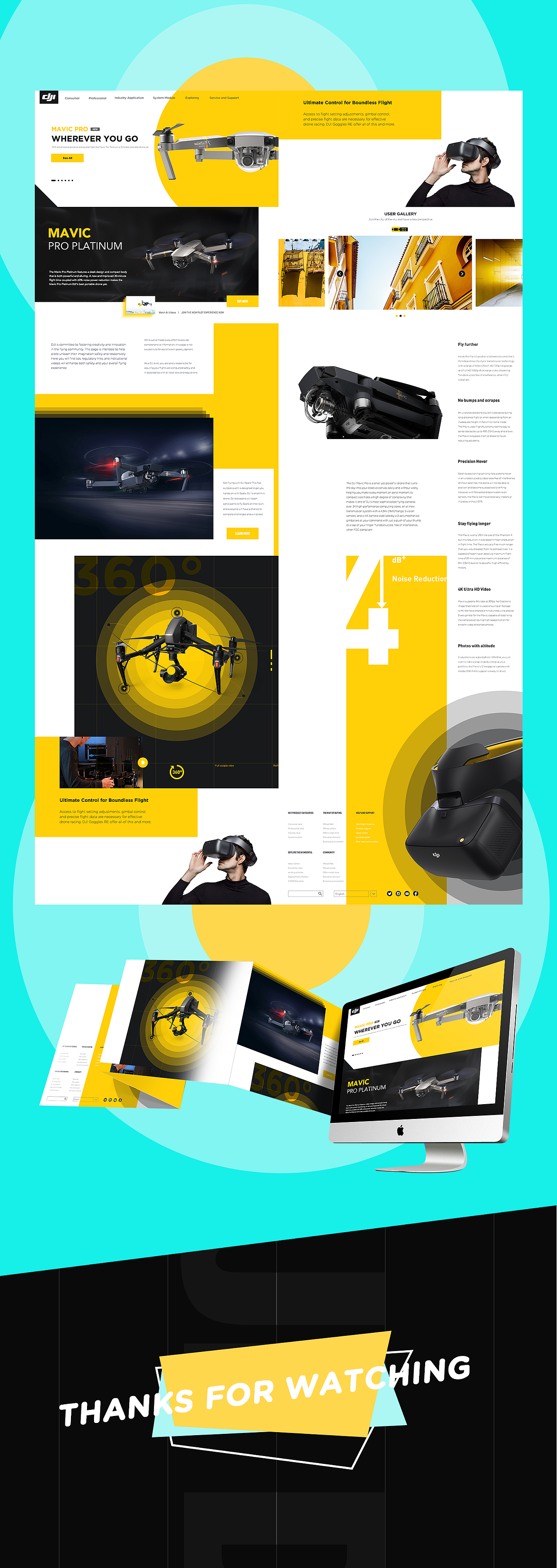 大疆无人机官网改版重构解析（图ZMTI2NTAwODky） - 企业官网 - 站酷设计师Anaward在历劫原创素材 - 站酷ZCOOL