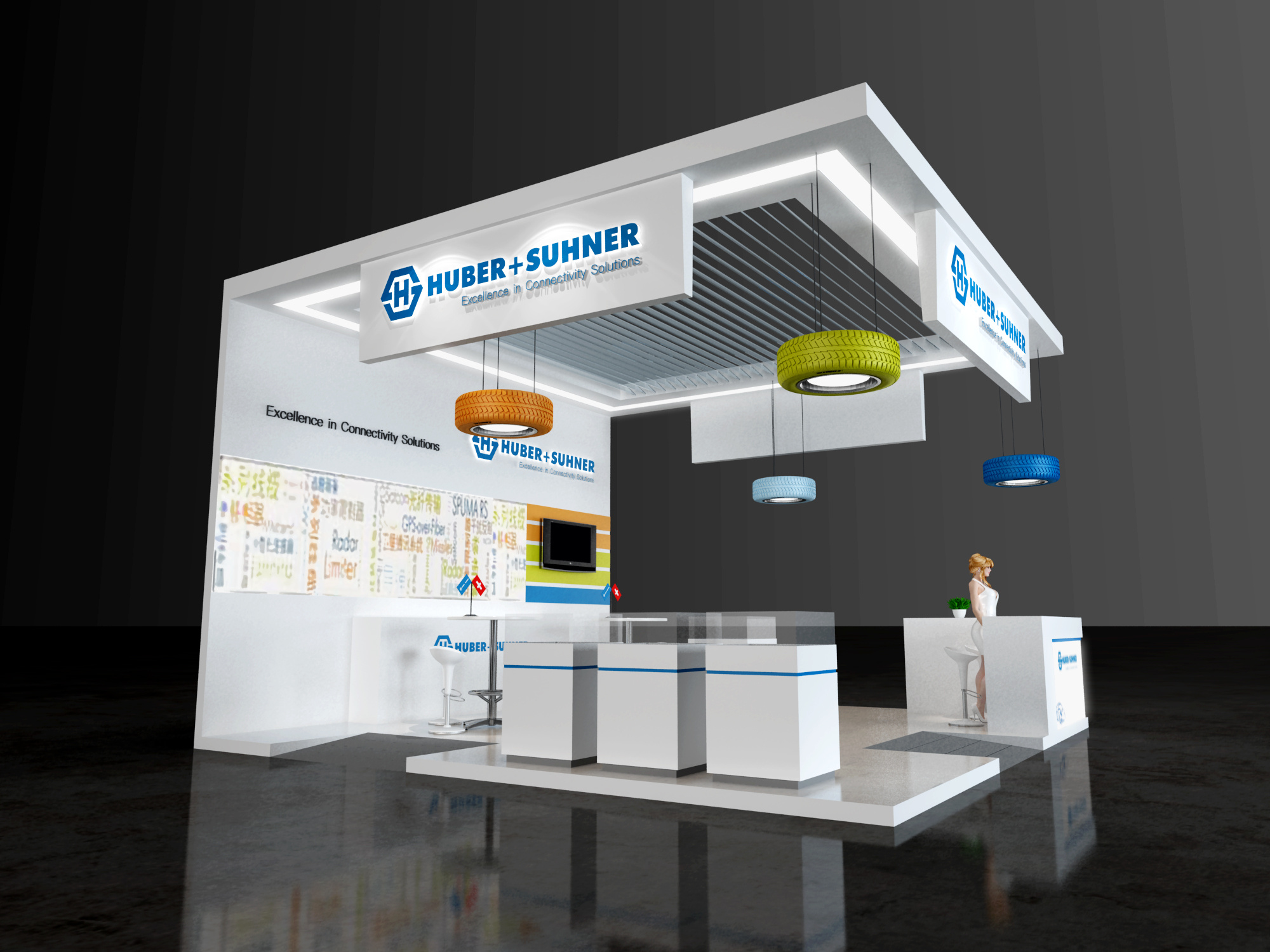 3dmax——展台设计