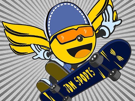 滑板卡通形象（个人主页-ZMzgxOTIxNDQ=） - IP形象 - 站酷设计师悠悠云小小翼原创素材 - 站酷ZCOOL