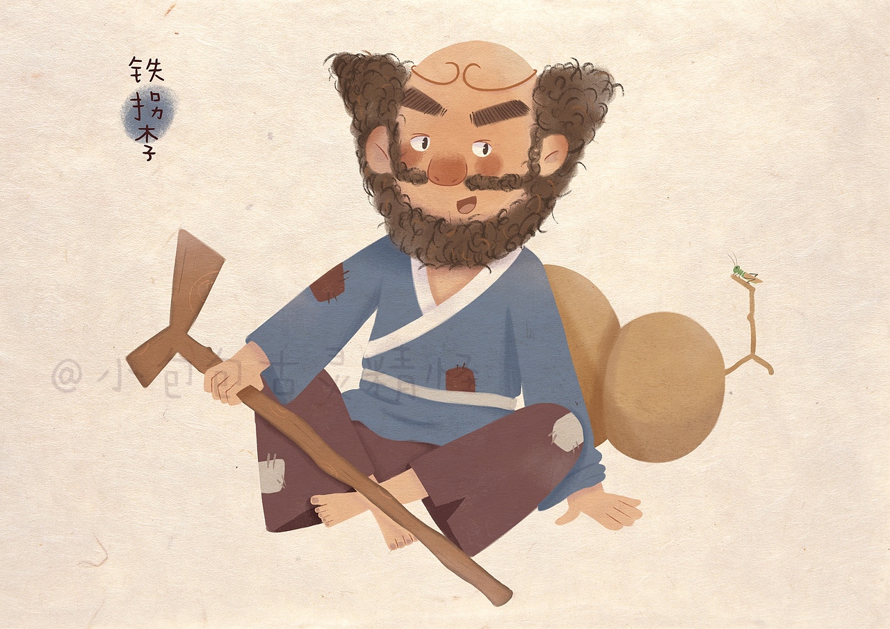 蓬莱八仙插画（图ZMzExMTY2NjA4） - 儿童插画 - 站酷设计师小包包古灵精怪原创素材 - 站酷ZCOOL
