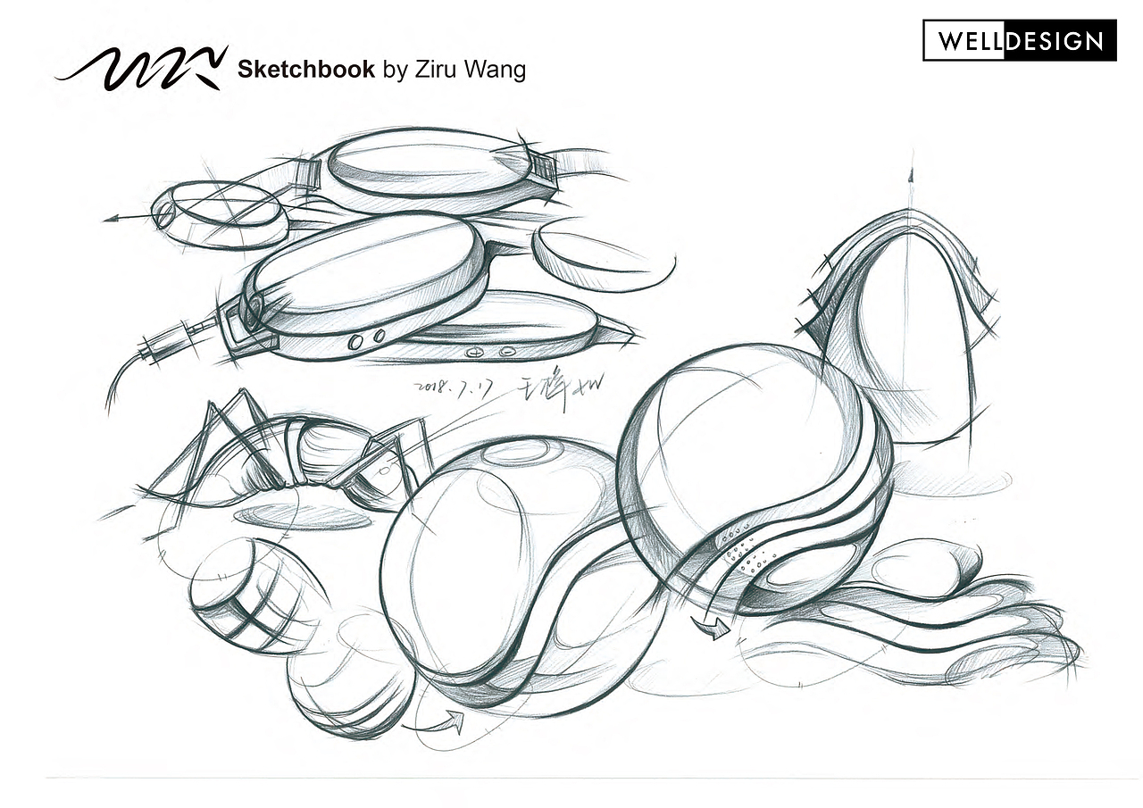WellDesign工业设计手绘应该这样学着画（图ZMTI3NDk1MzI0） - 生活用品 - 站酷设计师WellDesignStudio原创素材 - 站酷ZCOOL