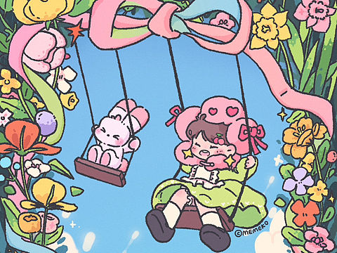 原创插画｜风里已经有了春天的气息