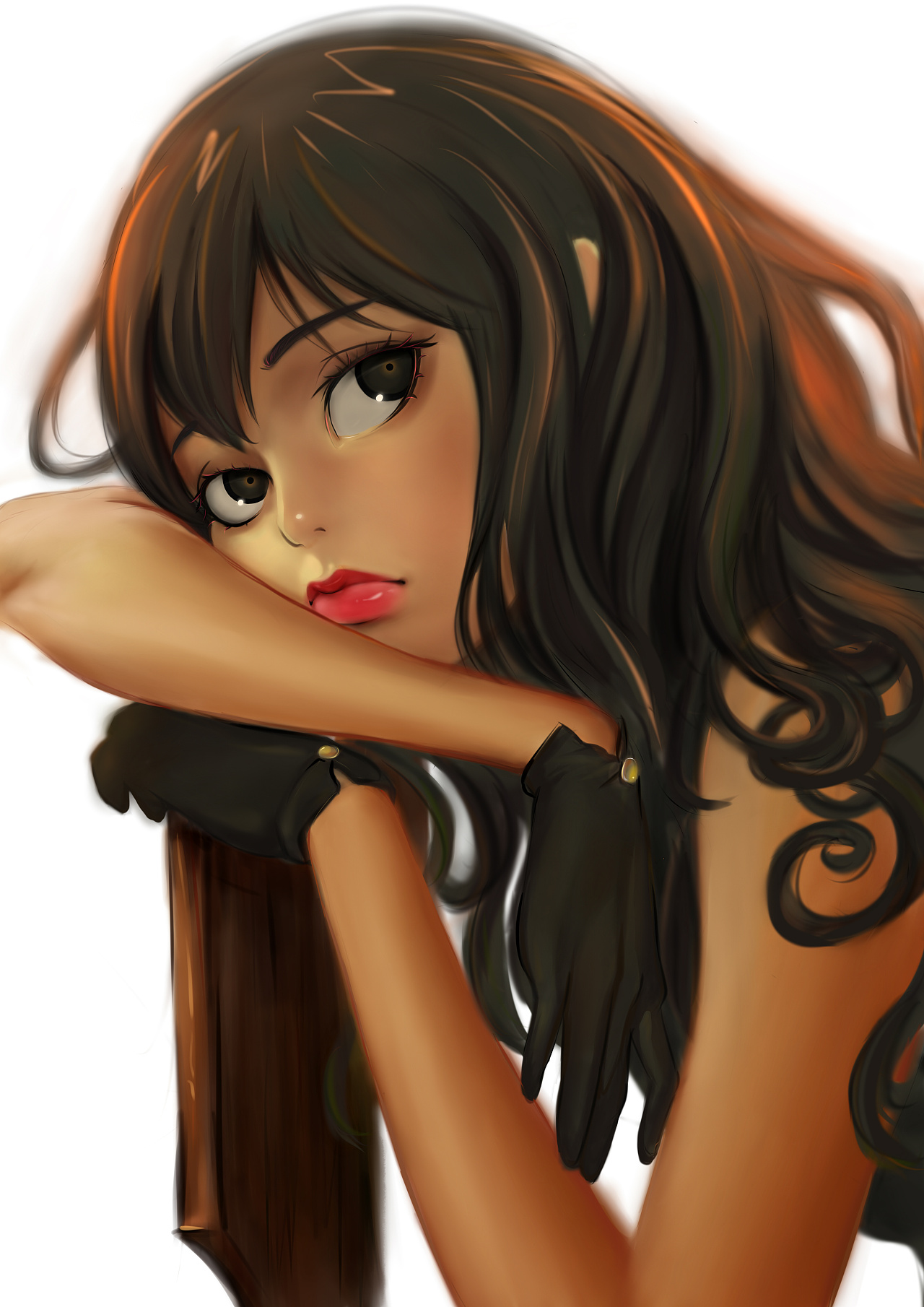      临摹插画家作品