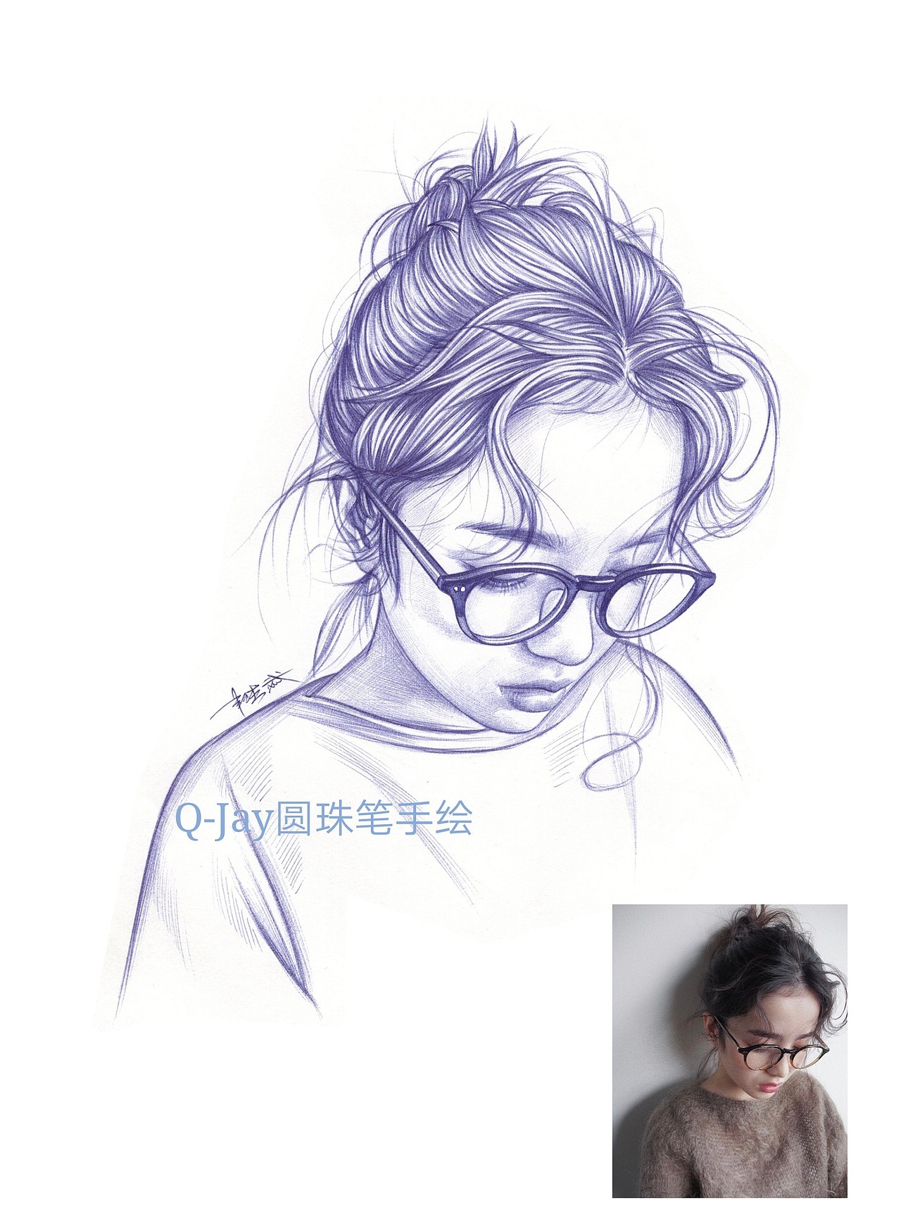 圆珠笔插画（图ZMjEzOTI4Mjc2） - 商业插画 - 站酷设计师Qjay圆珠笔原创素材 - 站酷ZCOOL