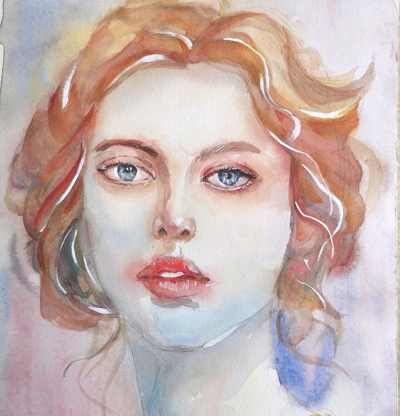 水彩头像（图ZMjQxMDAxMzQw） - 绘画 - 站酷设计师菲吧原创素材 - 站酷ZCOOL