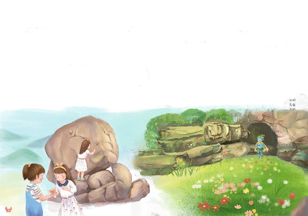 和风细雨 儿童插画杂志内插（图ZMjc3Mjc2MTMy） - 儿童插画 - 站酷设计师插画联盟原创素材 - 站酷ZCOOL