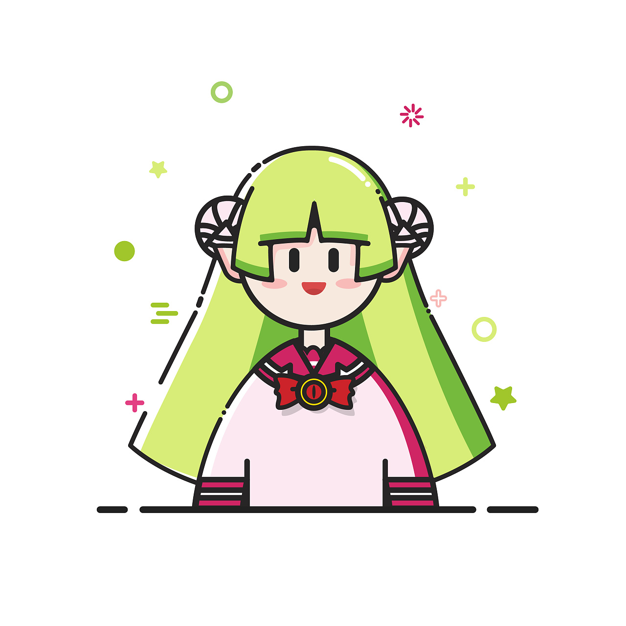 mbe风格动漫人物练习