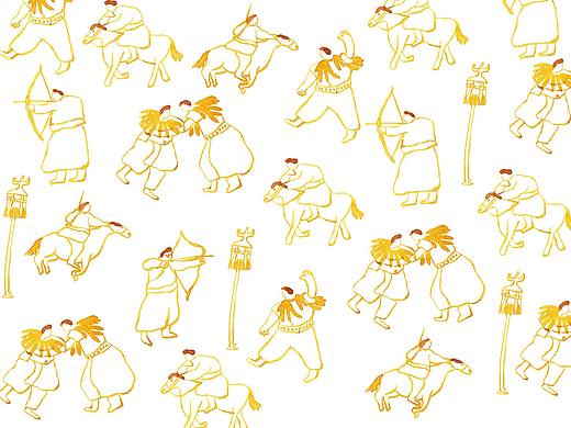儿童服饰印花纹样