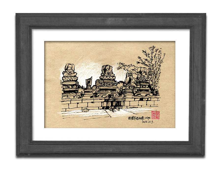 邯郸建筑手绘【一】古·迹（图ZMTgxNzE5NDA0） - 绘画 - 站酷设计师画设计原创素材 - 站酷ZCOOL