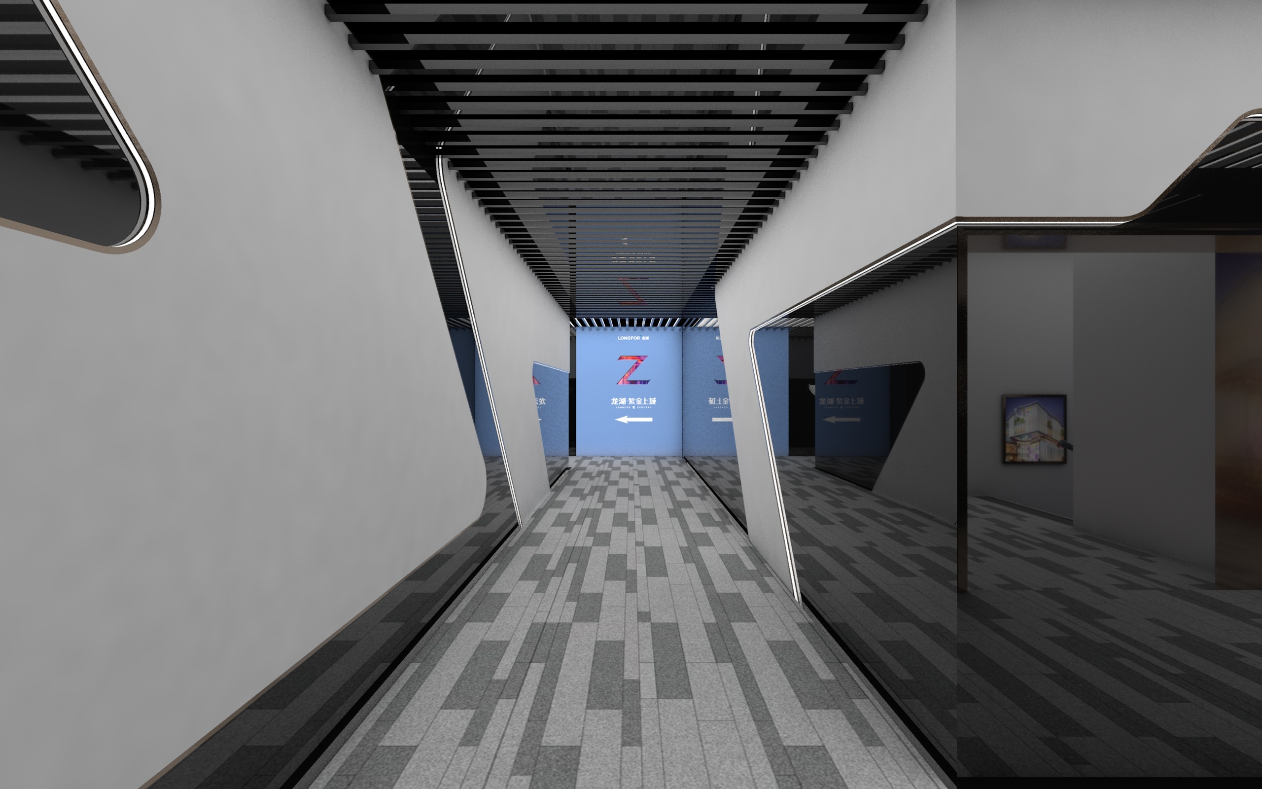 周黑鸭 工厂参观走廊（展厅）设计方案|空间|展示设计 |yanggtaoo523 - 原创作品 - 站酷 (ZCOOL)