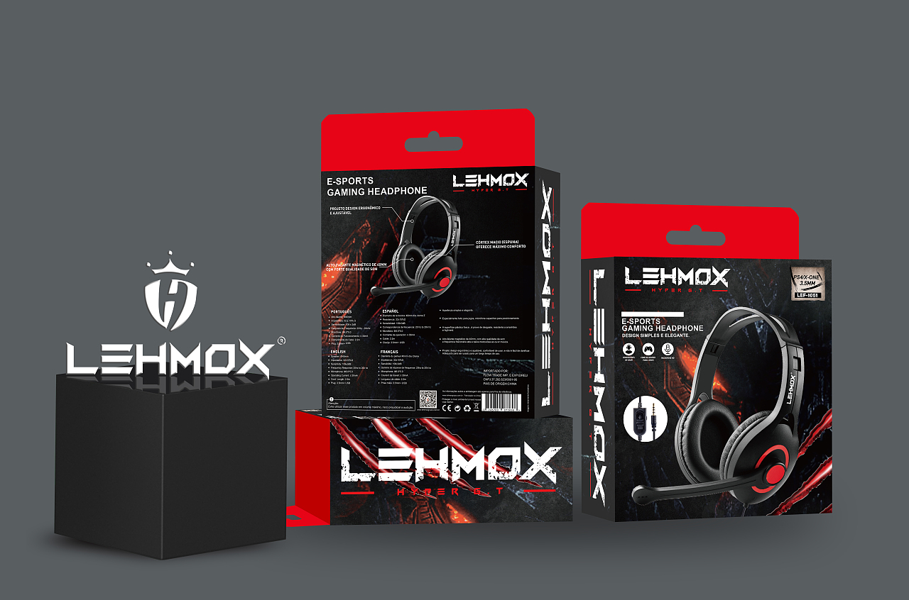 游戏耳机包装设计