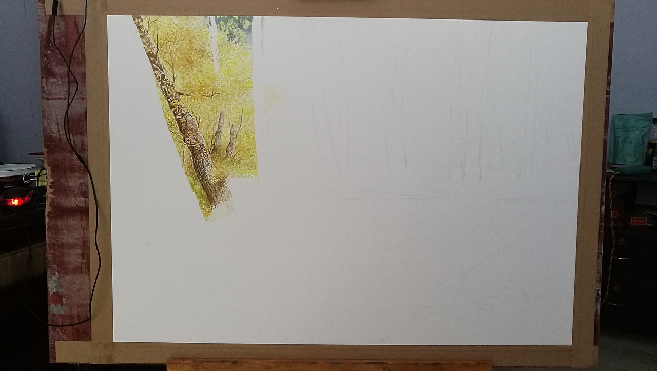 秋天的树林（图ZMTgyMTcxNTQ4） - 绘画 - 站酷设计师一生梦里原创素材 - 站酷ZCOOL