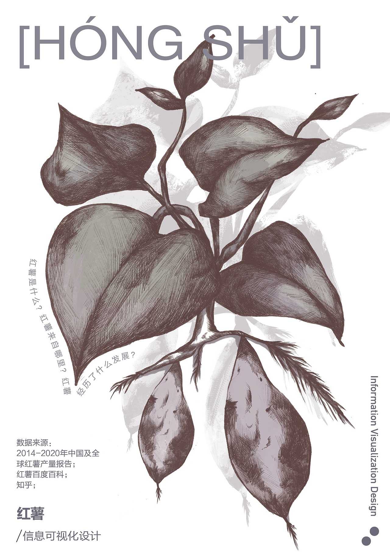 信息可視化 | 《紅薯》（圖ZMzAwNjY3Nzcy） - 信息圖表 - 站酷設(shè)計(jì)師點(diǎn)花怒原創(chuàng)素材 - 站酷ZCOOL