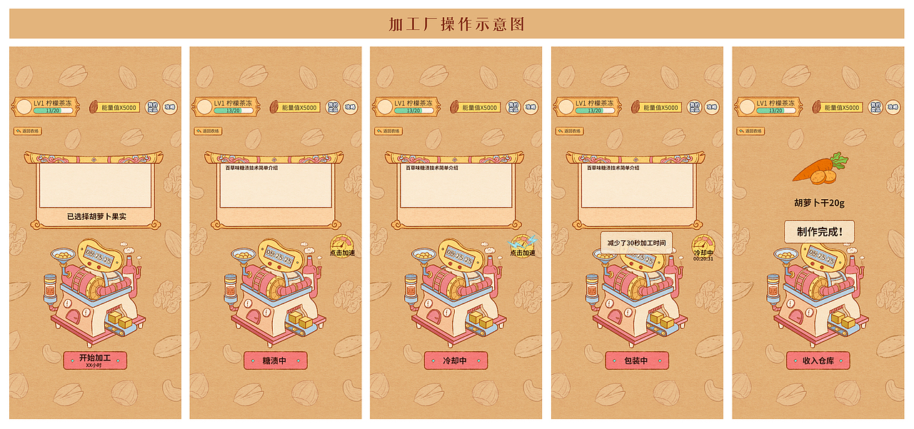 “百草味”天猫旗舰店庄园游戏（图ZMjUxMjg0MjAw） - 商业插画 - 站酷设计师艺璟原创素材 - 站酷ZCOOL