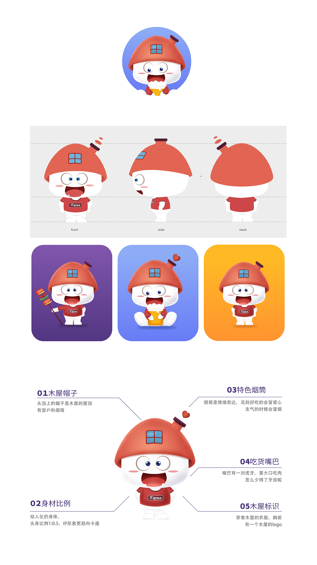 木屋吉祥物设计|平面|ip形象|肆月miss_原创作品-站酷zcool