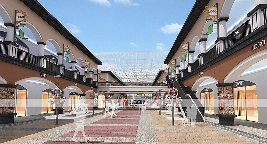 【友昌设计案例】武汉罗马春天奥特莱斯设计效果图（图ZMjA1MDY2NDI4） - 家装设计 - 站酷设计师友昌商业设计原创素材 - 站酷ZCOOL