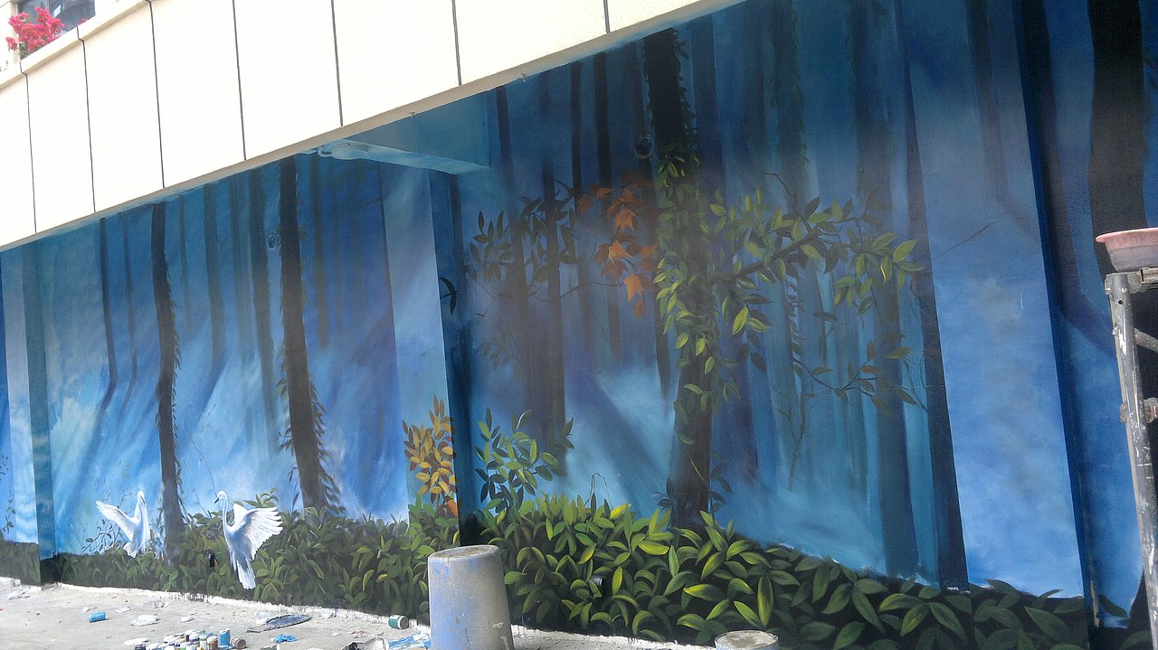 3D墙绘,3D墙画,成都墙绘,成都彩绘,成都壁画