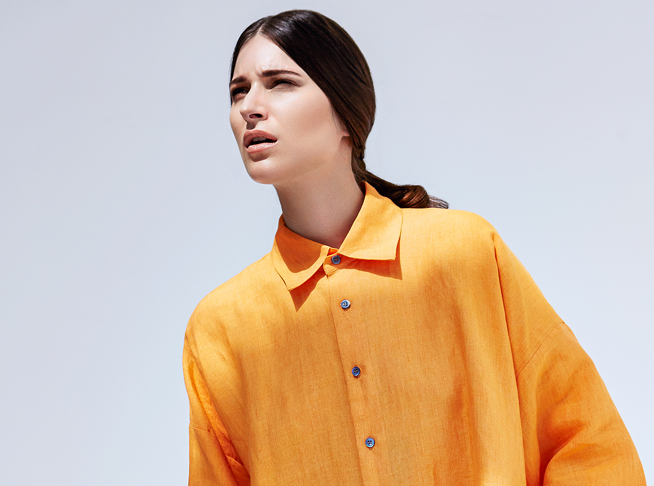 淘宝模特简约背景