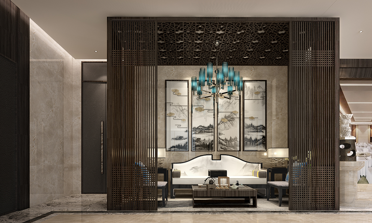 酒店大堂、包房改造（图ZNjkyNDAzNTY=） - 家装设计 - 站酷设计师SD张原创素材 - 站酷ZCOOL