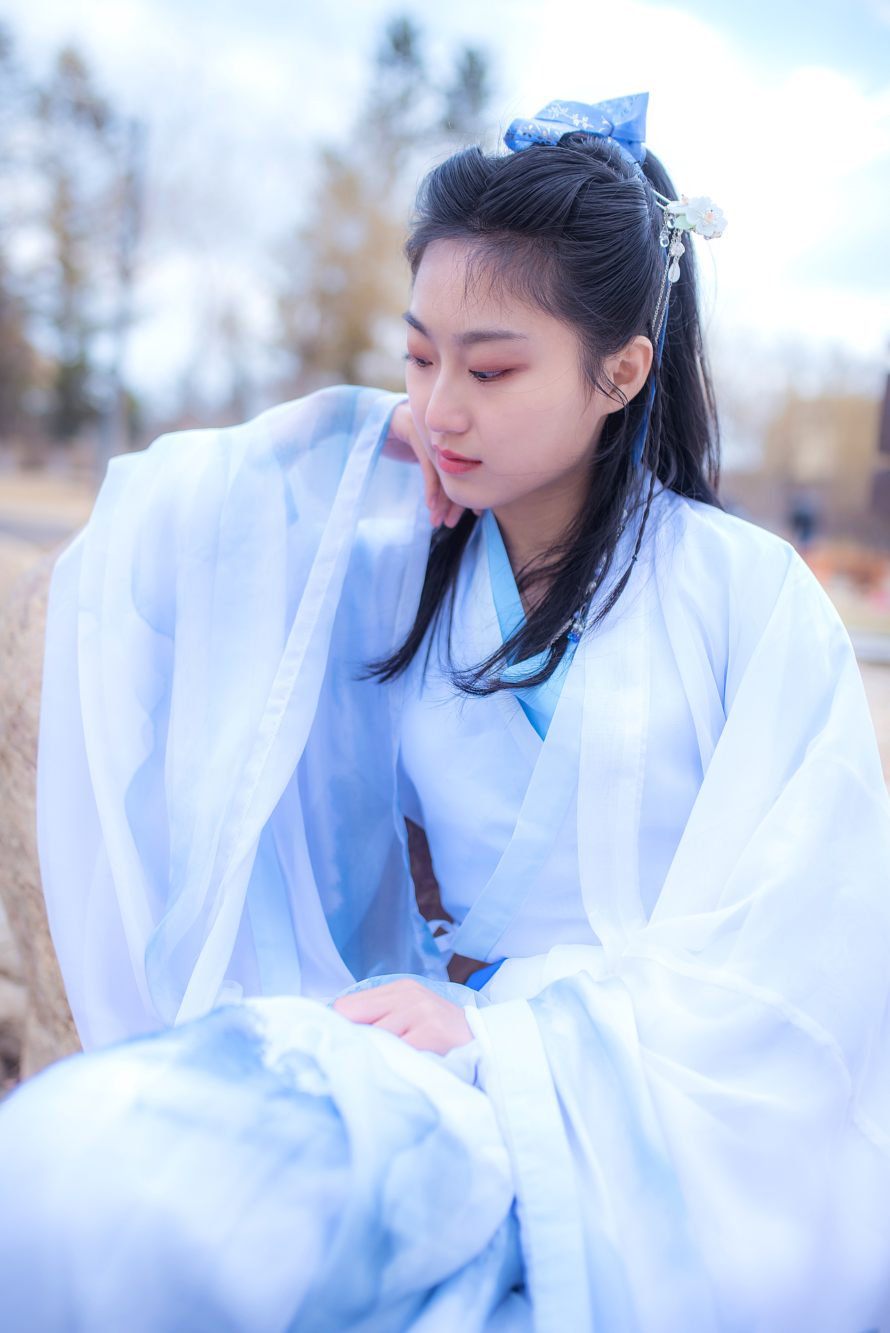 似帶如絲柳，團酥握雪花（圖ZMTEzNzgzMTA4） - 人像攝影 - 站酷設(shè)計師小小嗣原創(chuàng)素材 - 站酷ZCOOL