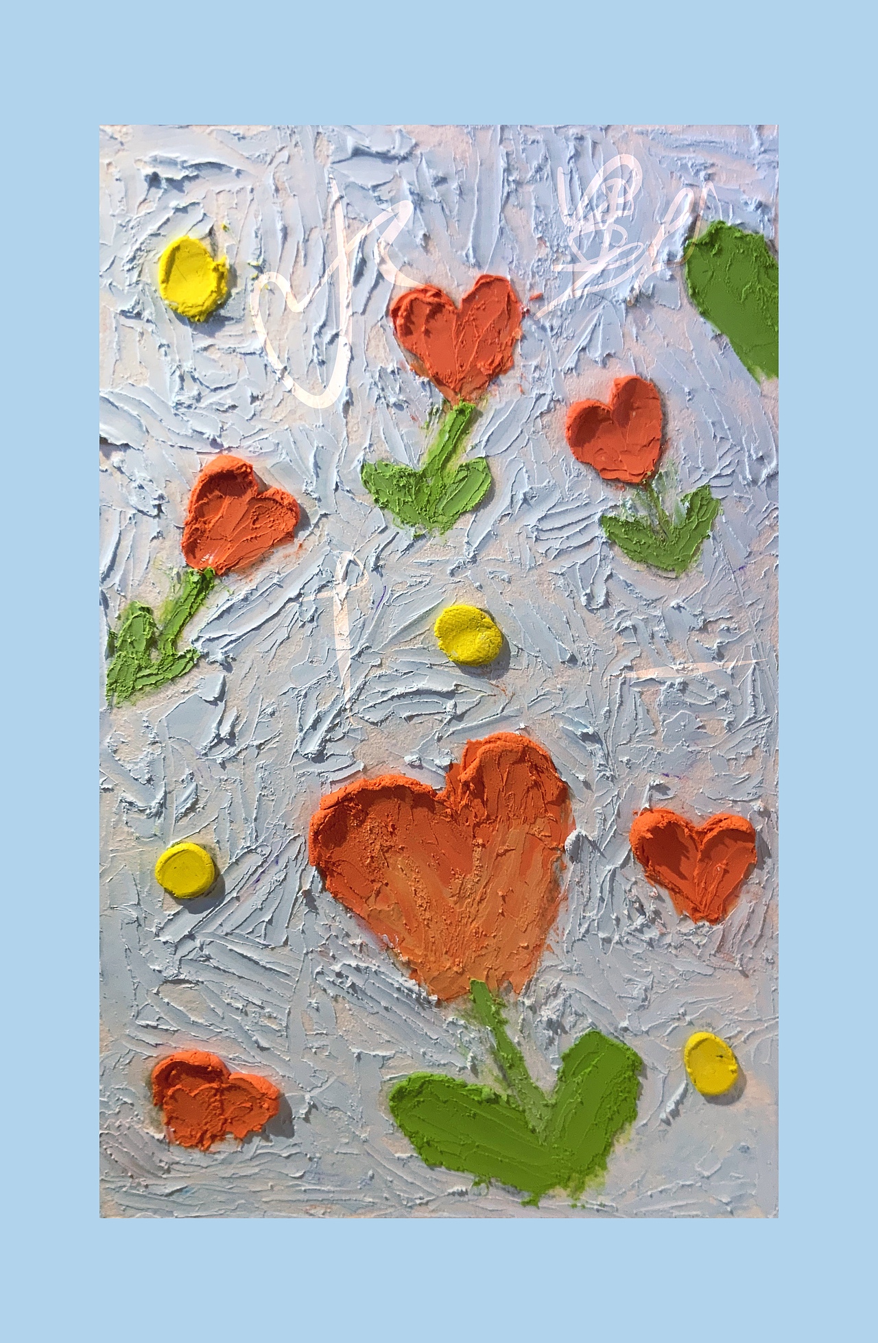 第四幅油画棒作品，郁金香（图ZMzA3MjIzNDgw） - 其他 - 站酷设计师水默十一原创素材 - 站酷ZCOOL