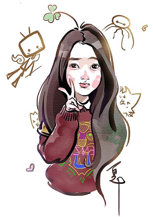可爱的人～（图ZMzIxMjkyNDg=） - 创作习作 - 站酷设计师夏一的夏原创素材 - 站酷ZCOOL