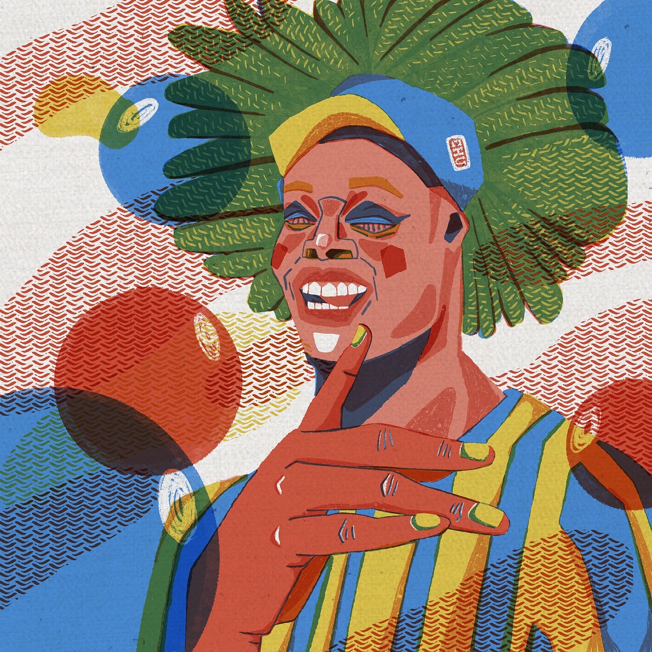 truechu|三原色插画