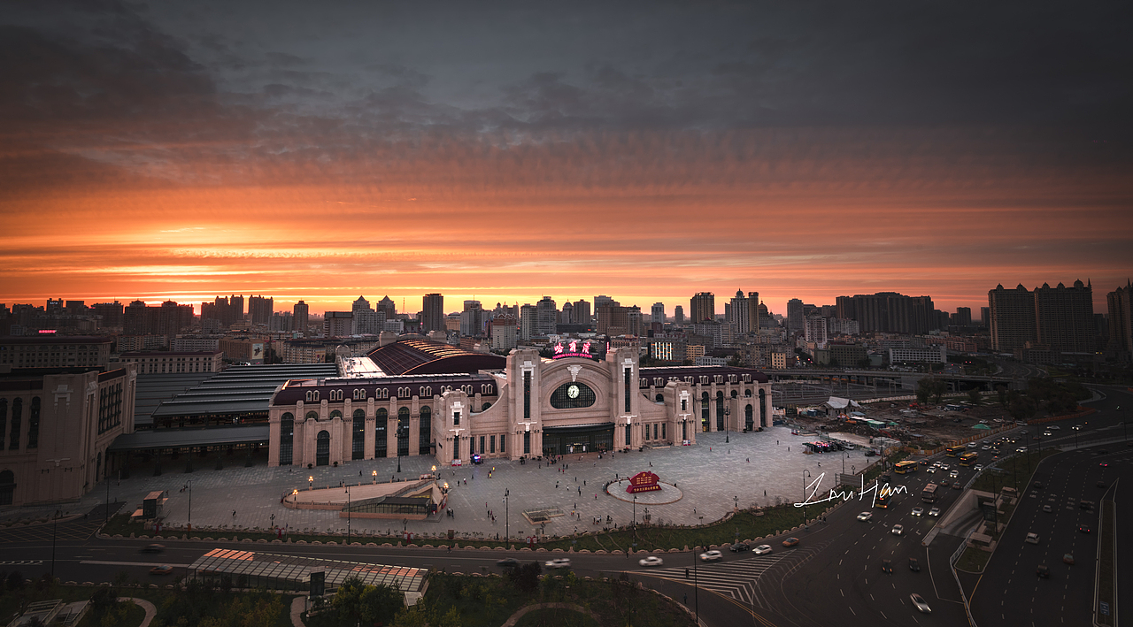 Harbin火車站[z睡覺]（圖ZMjM1MDAxNDY0） - 風光攝影 - 站酷設計師晗嘻嘻原創(chuàng)素材 - 站酷ZCOOL