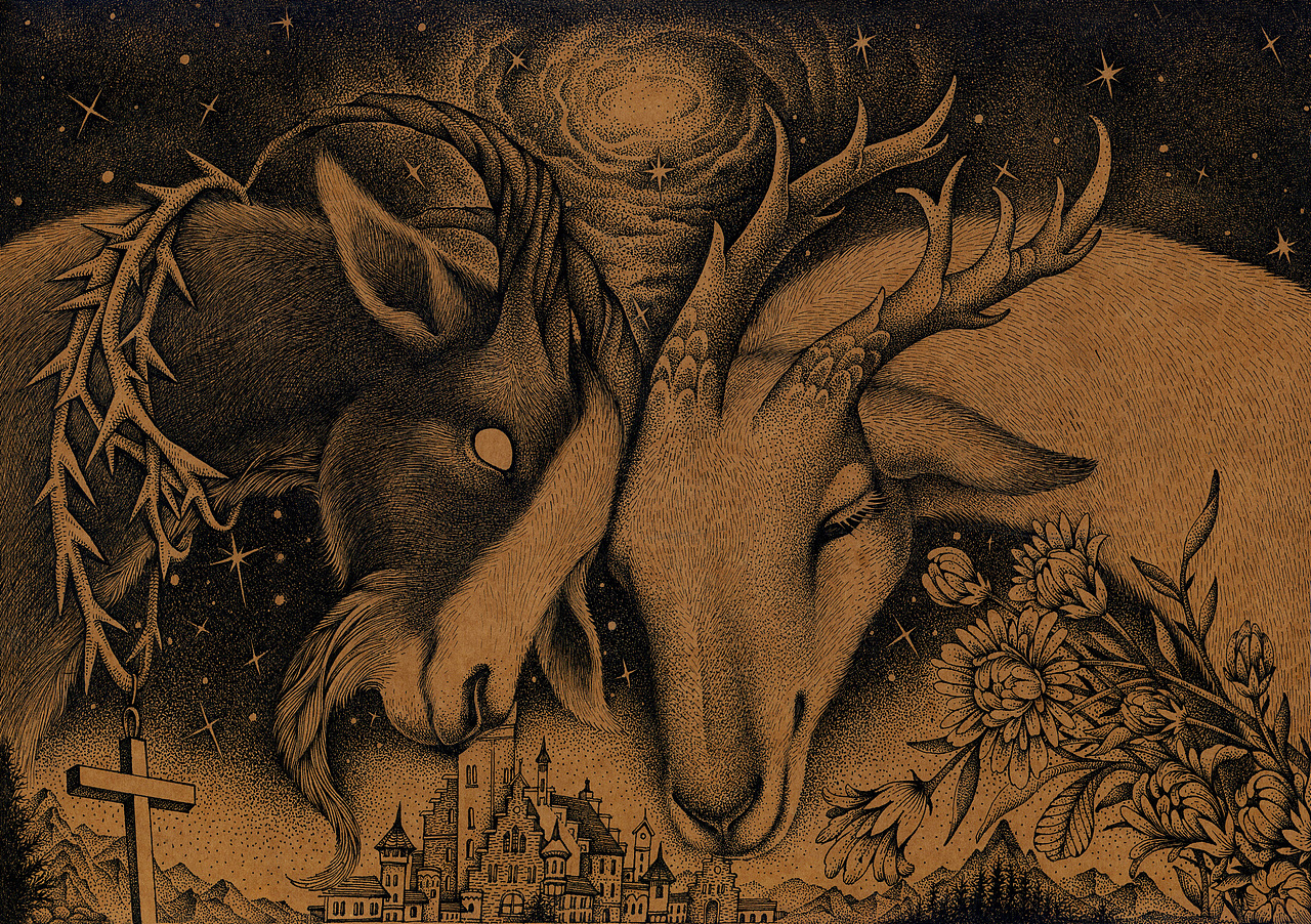 空凝系列——插画原创（图ZMjM2ODI1MjIw） - 新锐潮流插画 - 站酷设计师张贇ILLUSTRATION原创素材 - 站酷ZCOOL