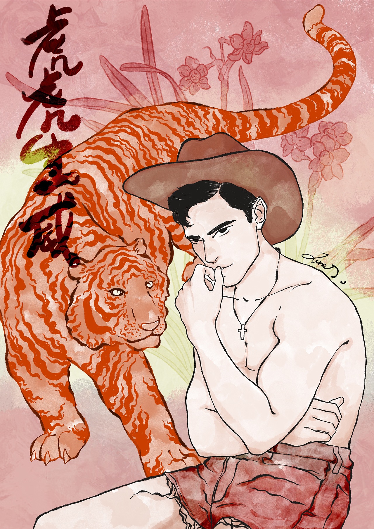 🐯（图ZMjg3MDY4MjM2） - 艺术插画 - 站酷设计师鹿角Jones原创素材 - 站酷ZCOOL