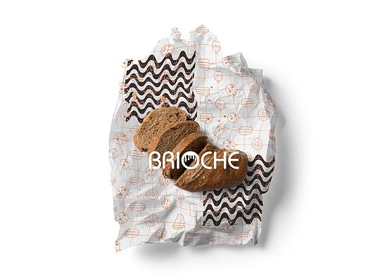 brioche法式甜品工作室 标志 包装设计