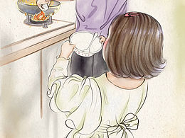 小飯霸，晚一秒都不行，親自到廚房等！六一快樂