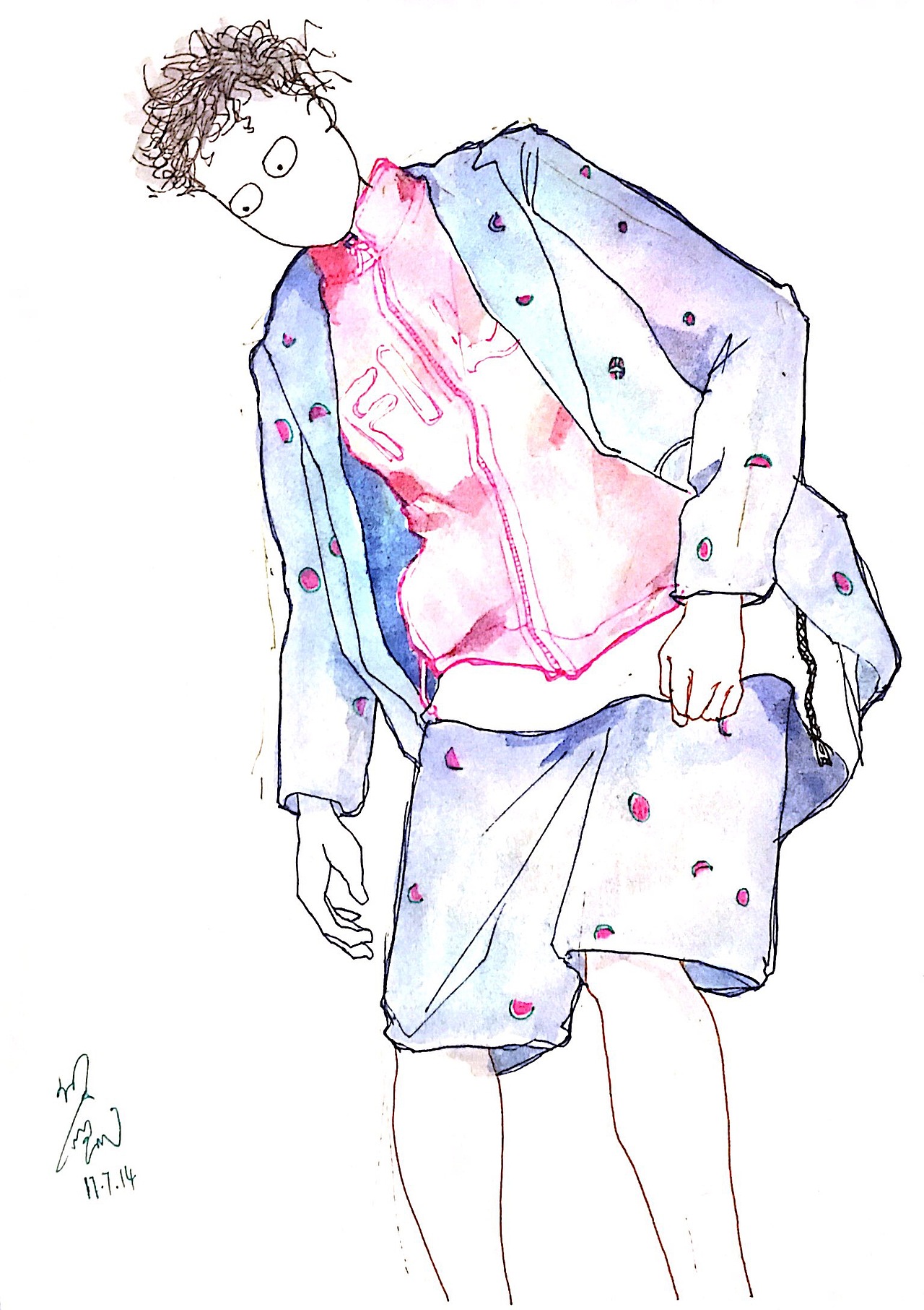 运用不同工具对现代时装的表现