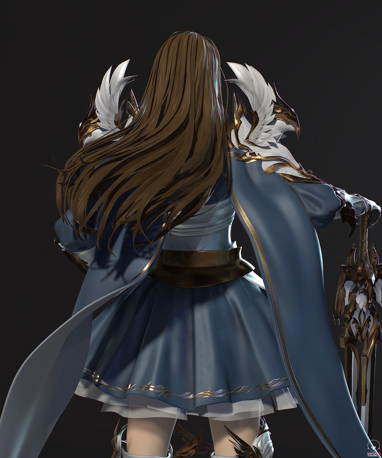 中世纪女战士——个人作品