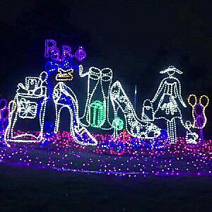 灯光展租赁,灯光造型设计,灯饰画方案,树木亮化灯光