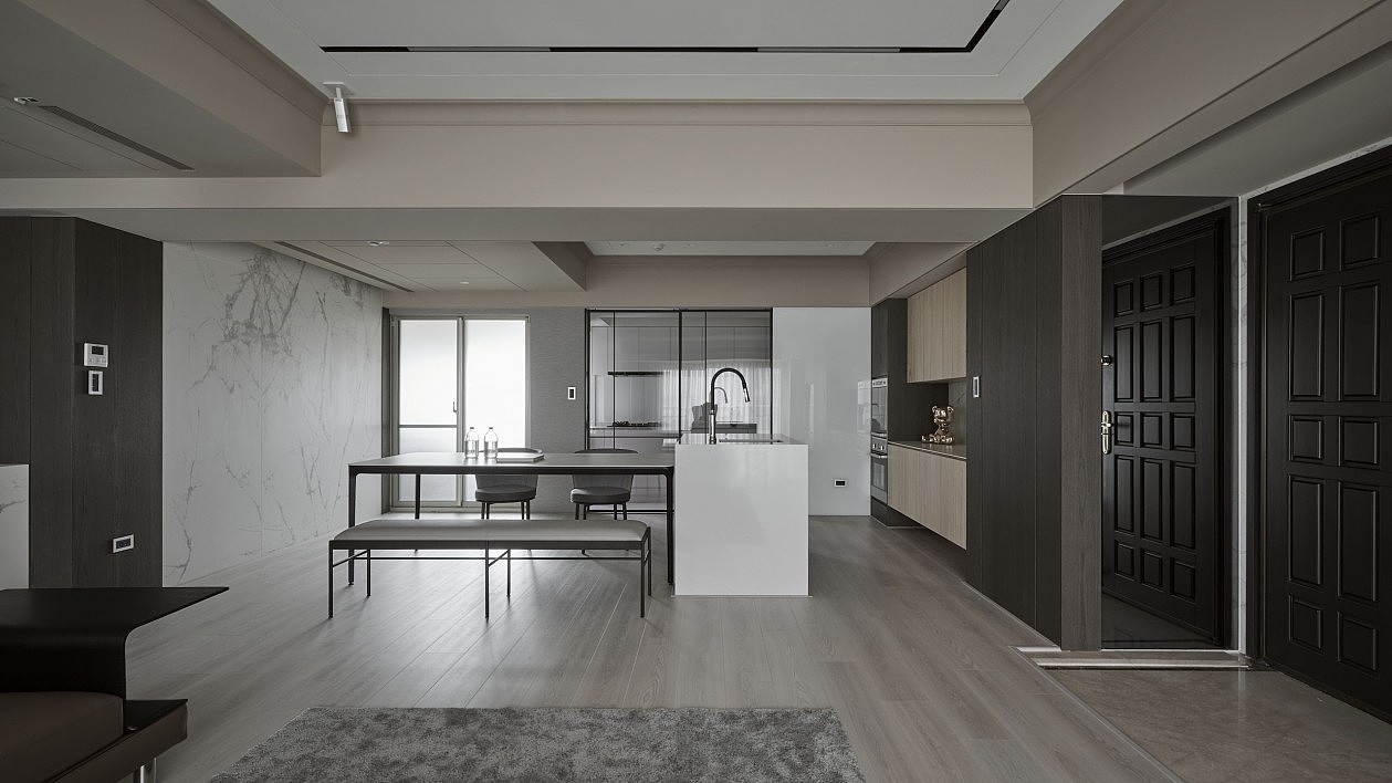 136㎡现代风设计,简洁大气