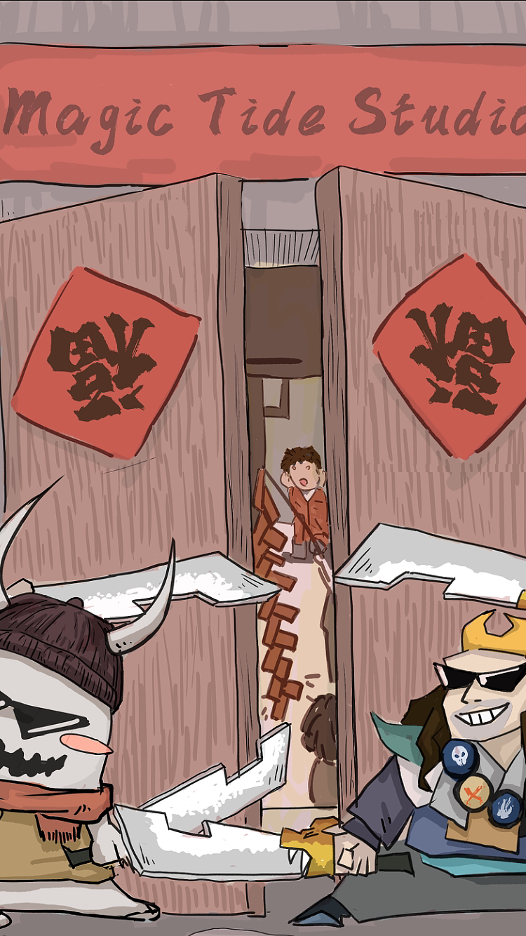 节气插画海报设计——MagicTideStudio发布除夕节气图