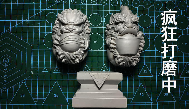 唐狮 貔貅摆件重新配色方案（图ZMjIzNzU0MjY0） - 手办/模玩 - 站酷设计师盐汤儿原创素材 - 站酷ZCOOL