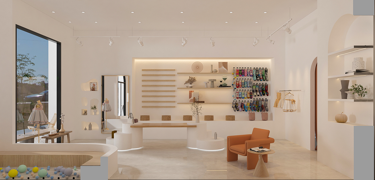 童装店（图ZMjY3OTE1MDUy） - 商业空间设计 - 站酷设计师叁位设计-阿宋原创素材 - 站酷ZCOOL
