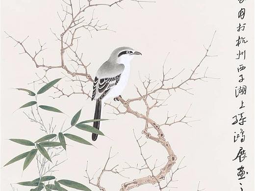 孙鸿展国画花鸟作品