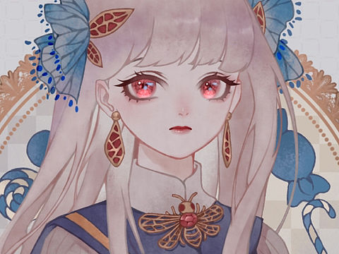 水彩头像